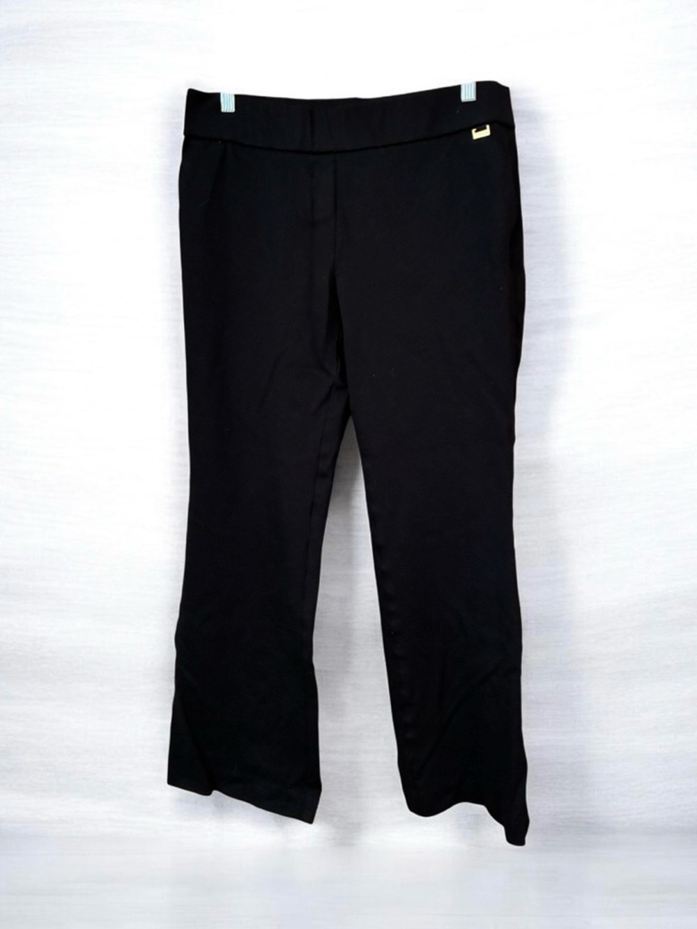 Anne Klein Black Boot-Cut Dress Pants